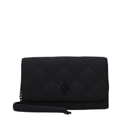 Tory Burch Black Leather Clutch Bag