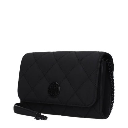 Tory Burch Black Leather Clutch Bag