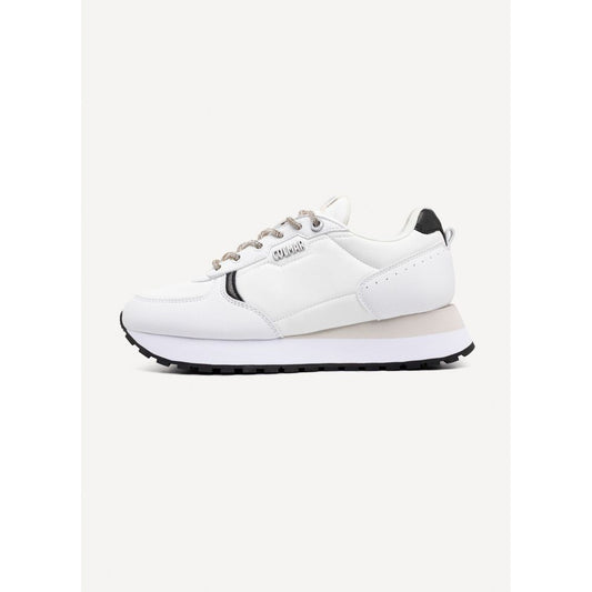 Colmar Women's Athletic Polyester Polyurethane & Polyethylene Sneakers - Black White