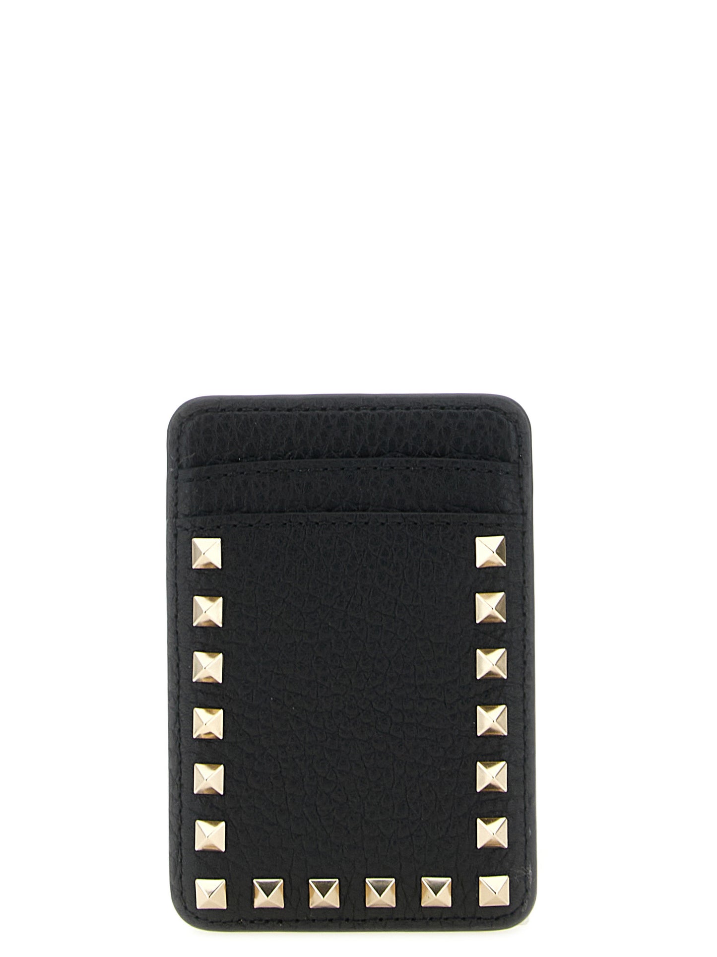 Valentino Garavani Black Calfskin Cardholder