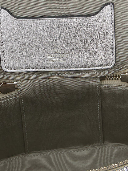 Valentino Garavani Silver Viscose Handbag