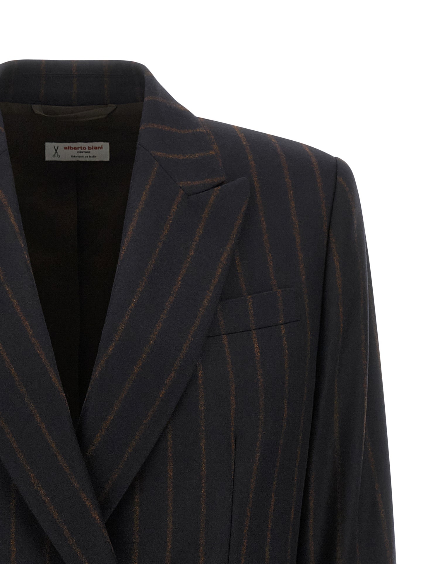 Alberto Biani Blue Wool Blazer