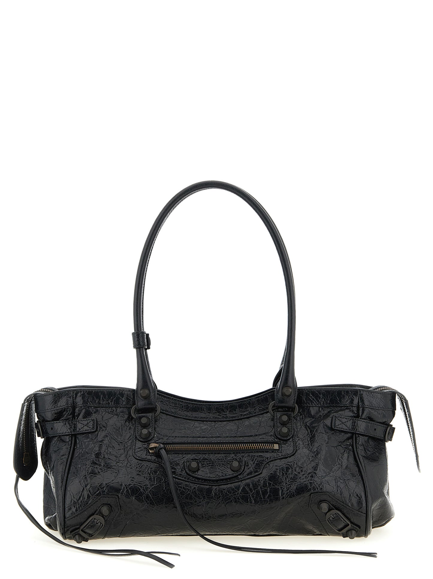 Balenciaga Black Lamb Leather Shoulder Bag