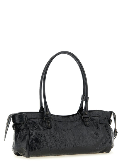 Balenciaga Black Lamb Leather Shoulder Bag