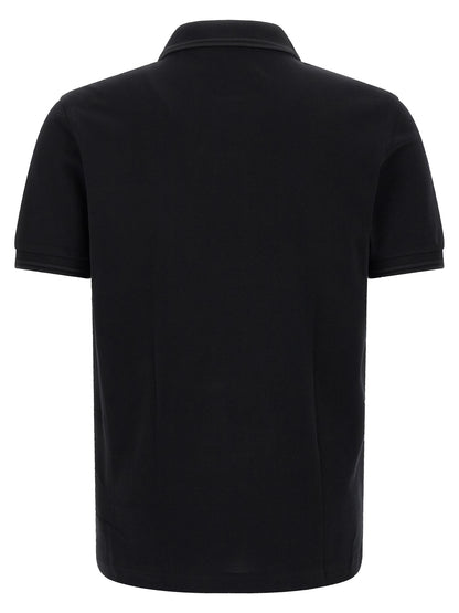 Comme Des Garçons Bicolor Cotton Polo Shirt