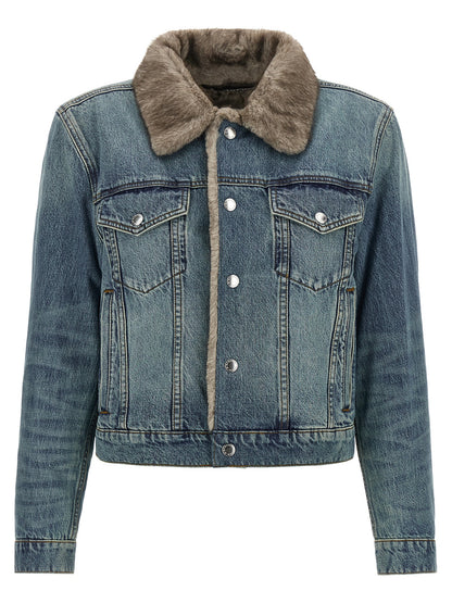 DENIM X ALEXANDER WANG Blue Cotton Denim Jacket