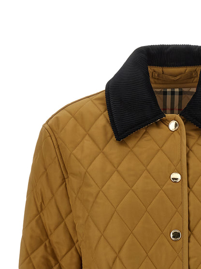 Burberry Beige Polyester Shell Jacket