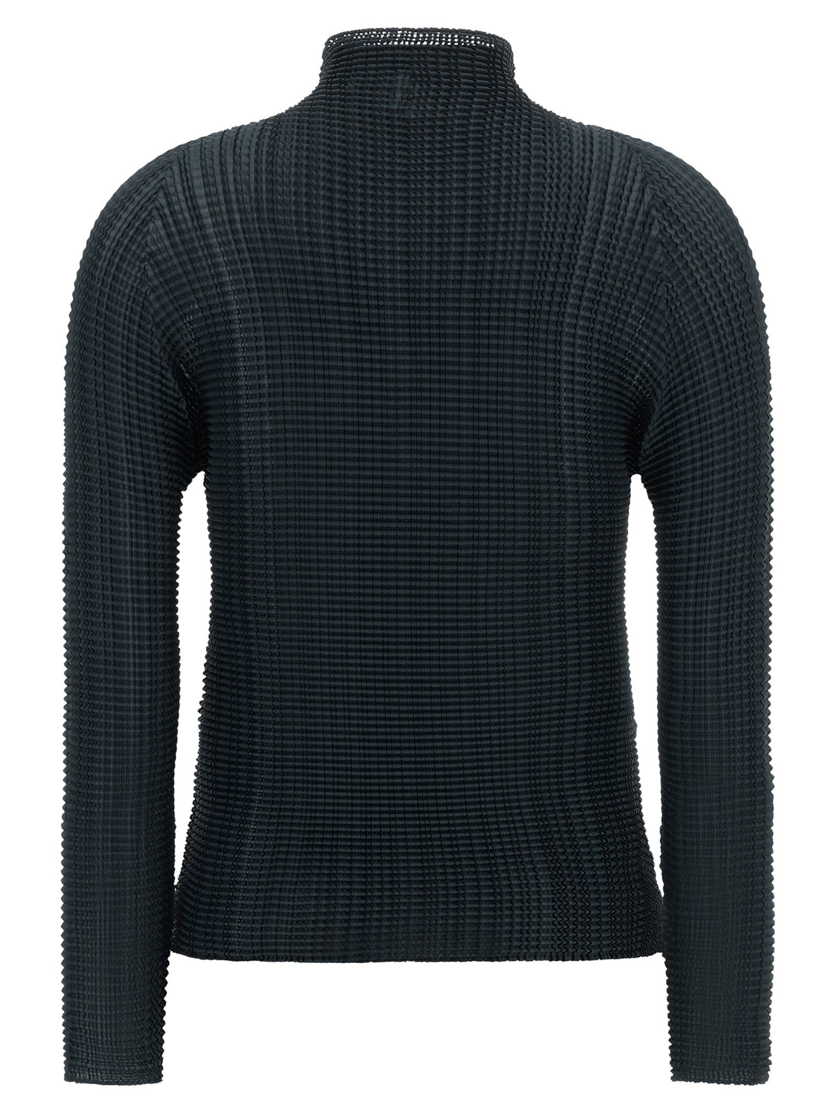 Issey Miyake Blue Polyester Cardigan