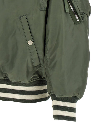 Comme Des Garçons Bicolor Nylon Bomber