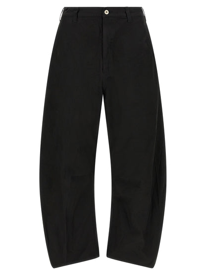 Comme Des Garçons Black Polyester Casual Pants