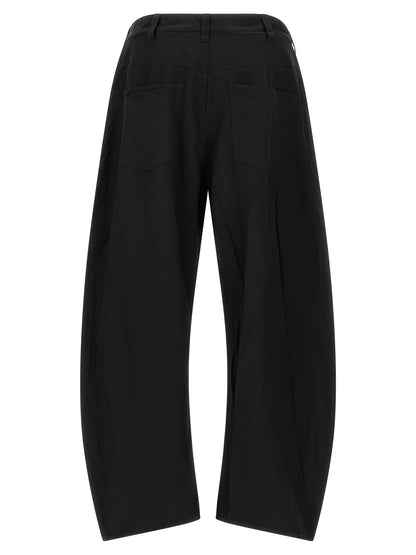 Comme Des Garçons Black Polyester Casual Pants