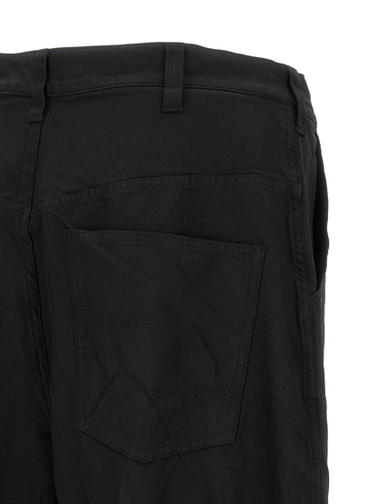 Comme Des Garçons Black Polyester Casual Pants