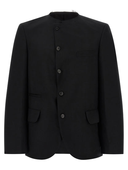Comme Des Garçons Black Wool Blazer