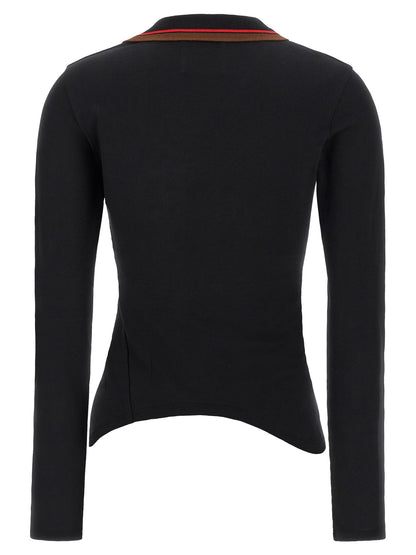 Vivienne Westwood Black Cotton Polo Shirt