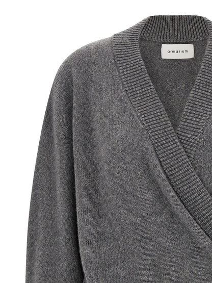 Armarium Gray Wool Cardigan