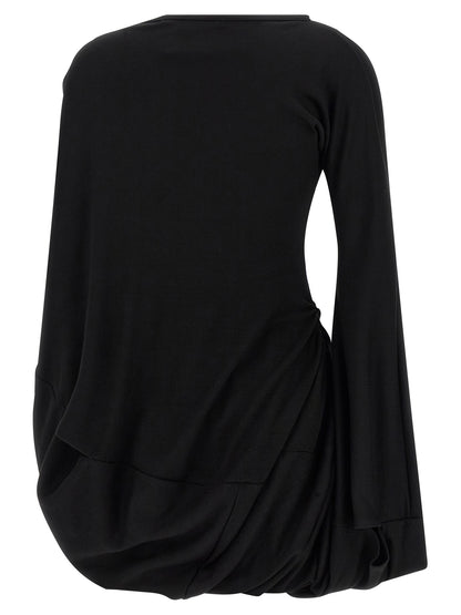 Junya Watanabe Black Wool Blouse
