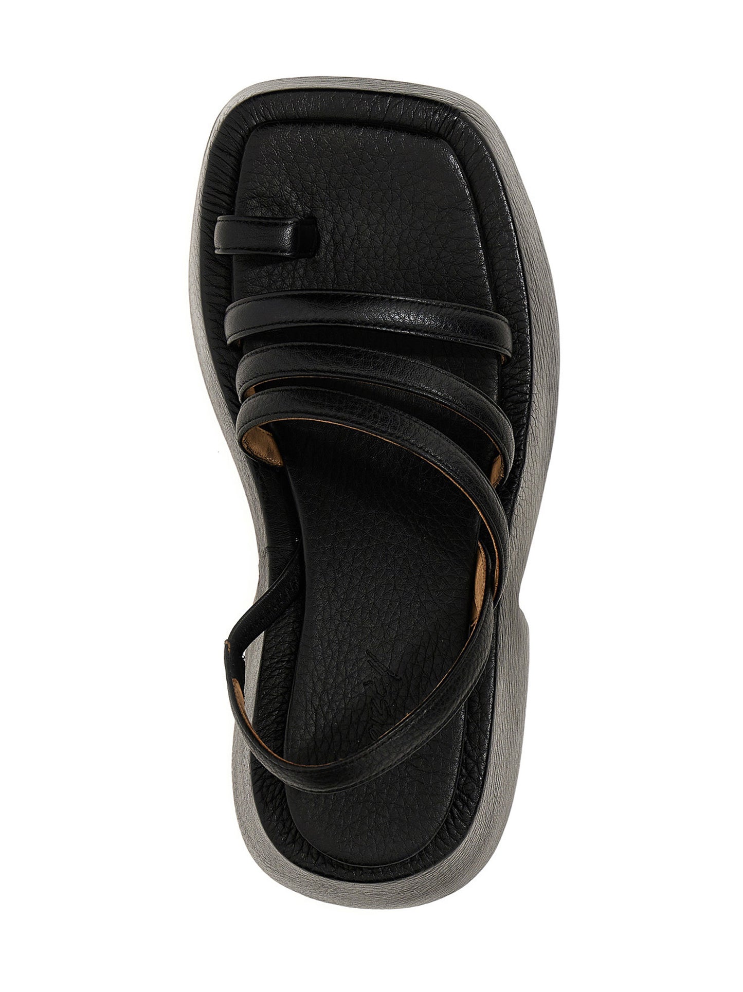 Marsell Black Calfskin Stiletto Heel Sandals