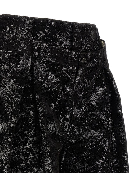 Comme Des Garçons Black Polyester Bermuda Shorts