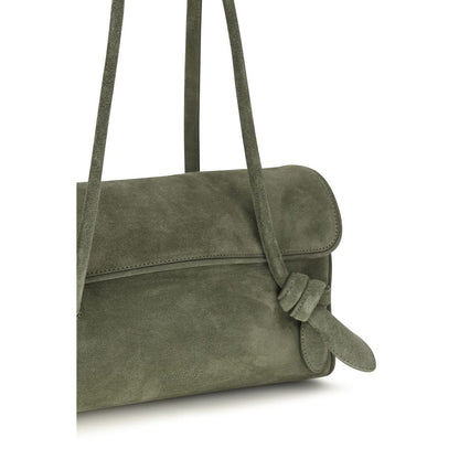 Jacquemus Bicolor Calf Leather Bos Taurus Shoulder Bag