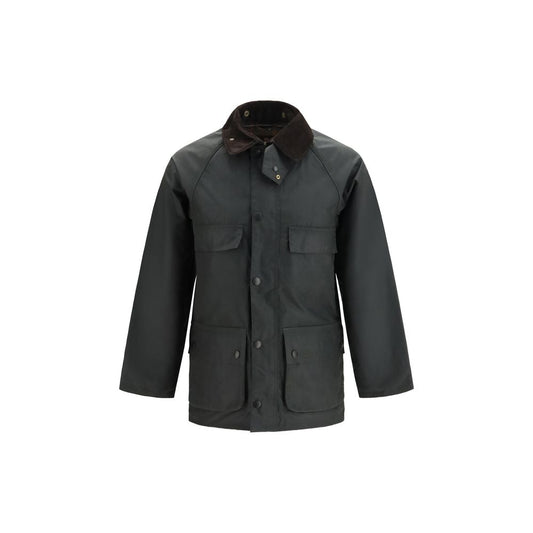 Sweatshirt by Barbour for men in cotton corduroy gray features an provocated silhouette, detailed with a provocated and a refined for a sophisticated aesthetic.