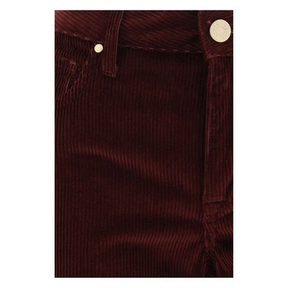 Jacob Cohen Bordeaux Cotton Flared Jeans