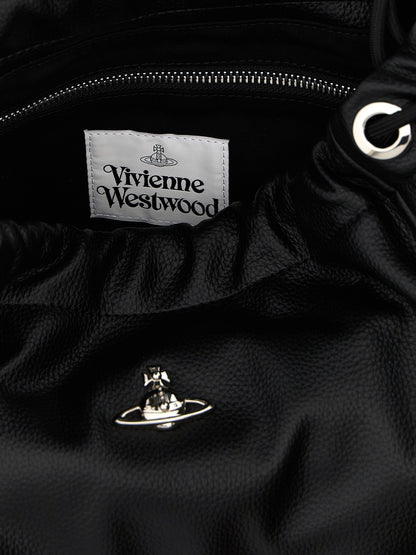 Vivienne Westwood Black Polyethylene Shoulder Bag