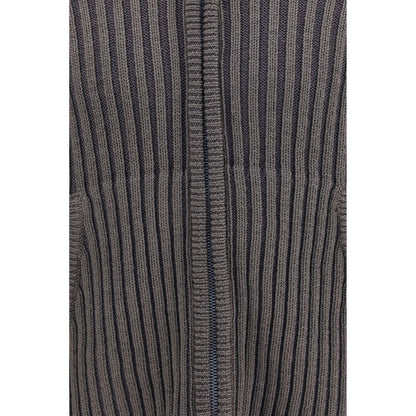 Sweatshirt Hoodie by Our Legacy for men in merino wool gray, patterned & striped features an dramatic silhouette, showcasing a sophisticated and dramatic for a refined, modern aesthetic.