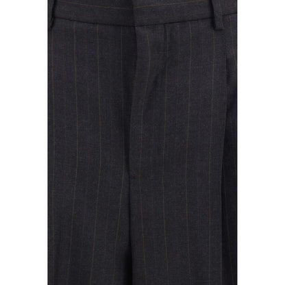 Ami Paris Black Wool Oves Aries Dress Pants