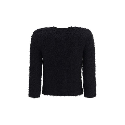 Balmain Black Viscose Shell Jacket