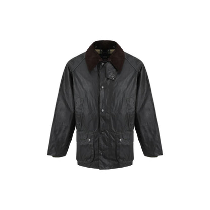 Barbour Black Cotton Full-Length Jacket