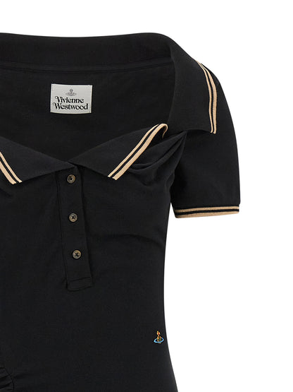 Vivienne Westwood Black Cotton Midi Dress