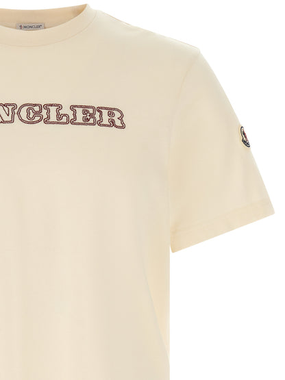 Moncler White Cotton T-Shirt