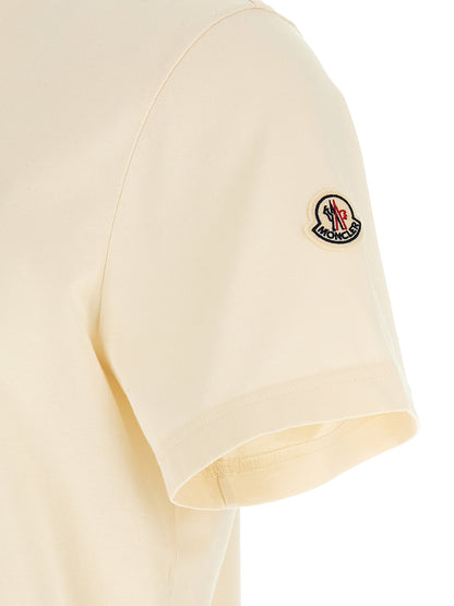 Moncler White Cotton T-Shirt