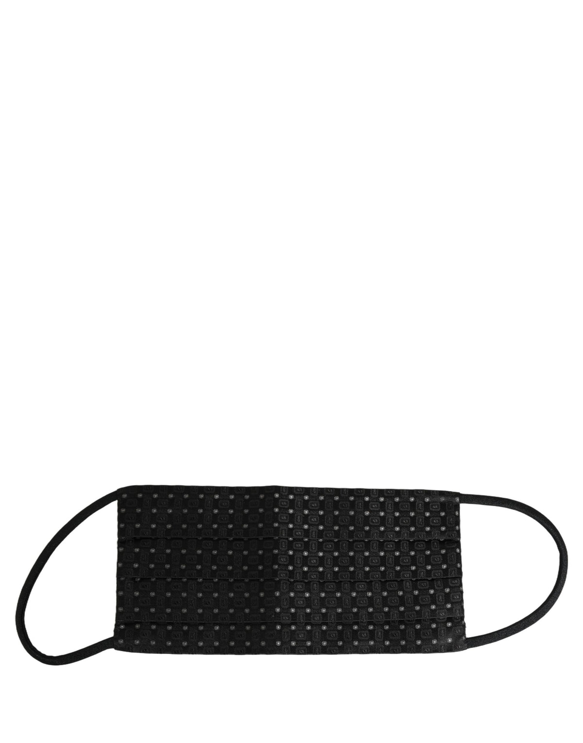 Face Mask by Dolce & Gabbana for men in nylon suede leather black & yellow showcases a artisanal-chic finish, embodying the sophisticated aesthetic of the Silk & Polyester Face Mask with a artisanal-chic design.
