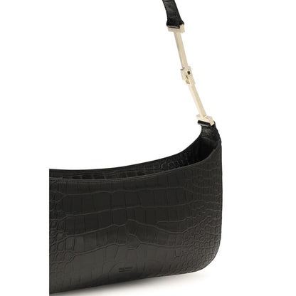 Tom Ford Black Calf Leather Bos Taurus Shoulder Bag