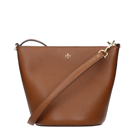 Crossbody Handbag by Tory Burch for women in leather brown showcases a versatile sophistication silhouette, featuring a secure , versatile sophistication , and versatile crossbody-strap for a versatile sophistication finish.