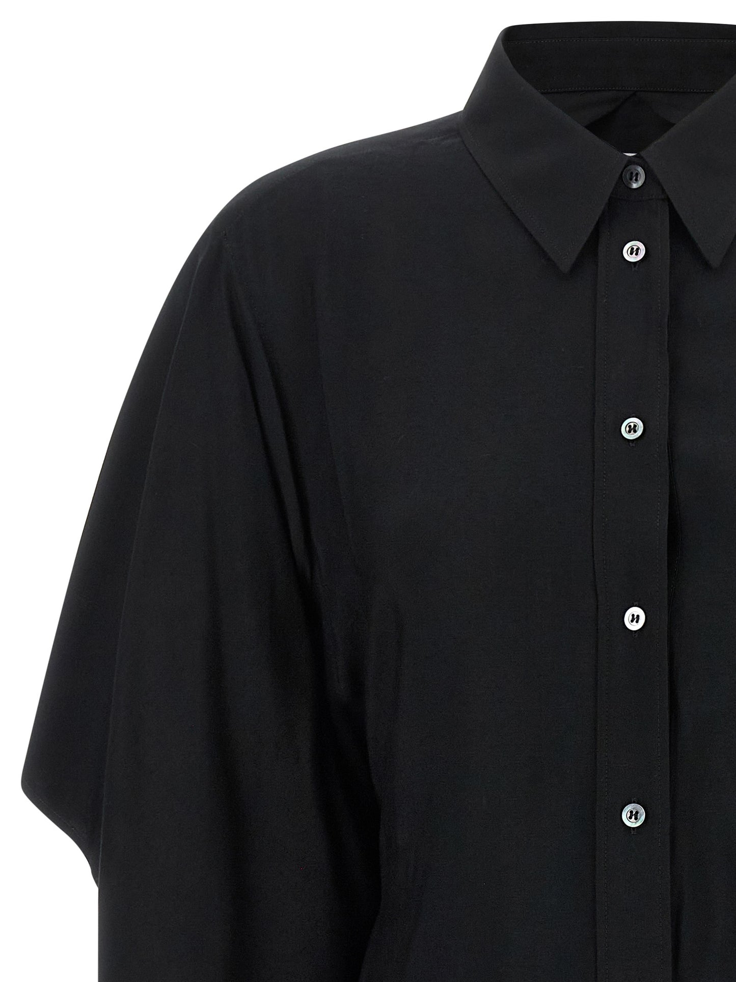 Maison Margiela Black Viscose Blouse