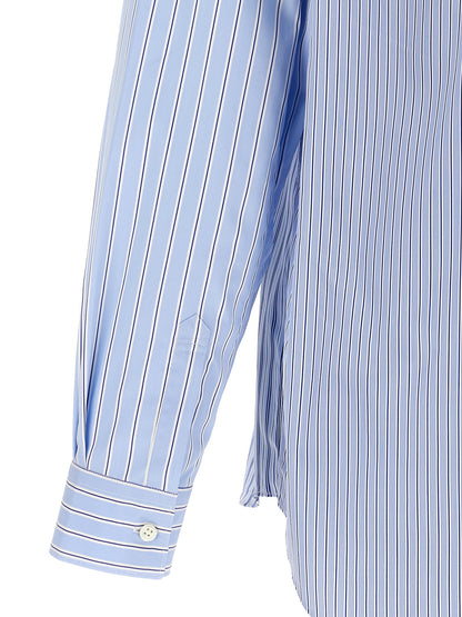 Comme Des Garçons Blue Cotton Blouse