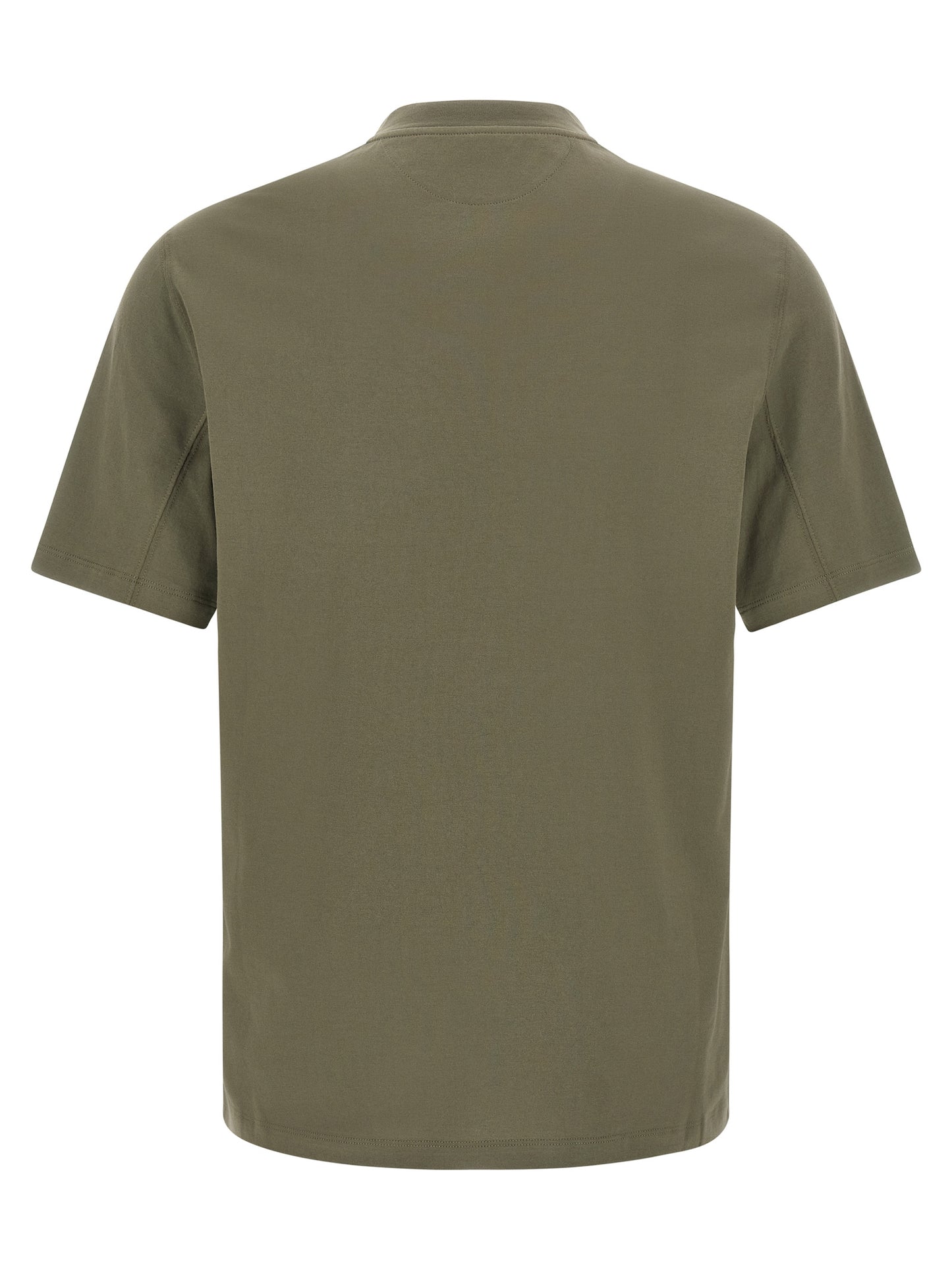 Brunello Cucinelli Bicolor Cotton T-Shirt