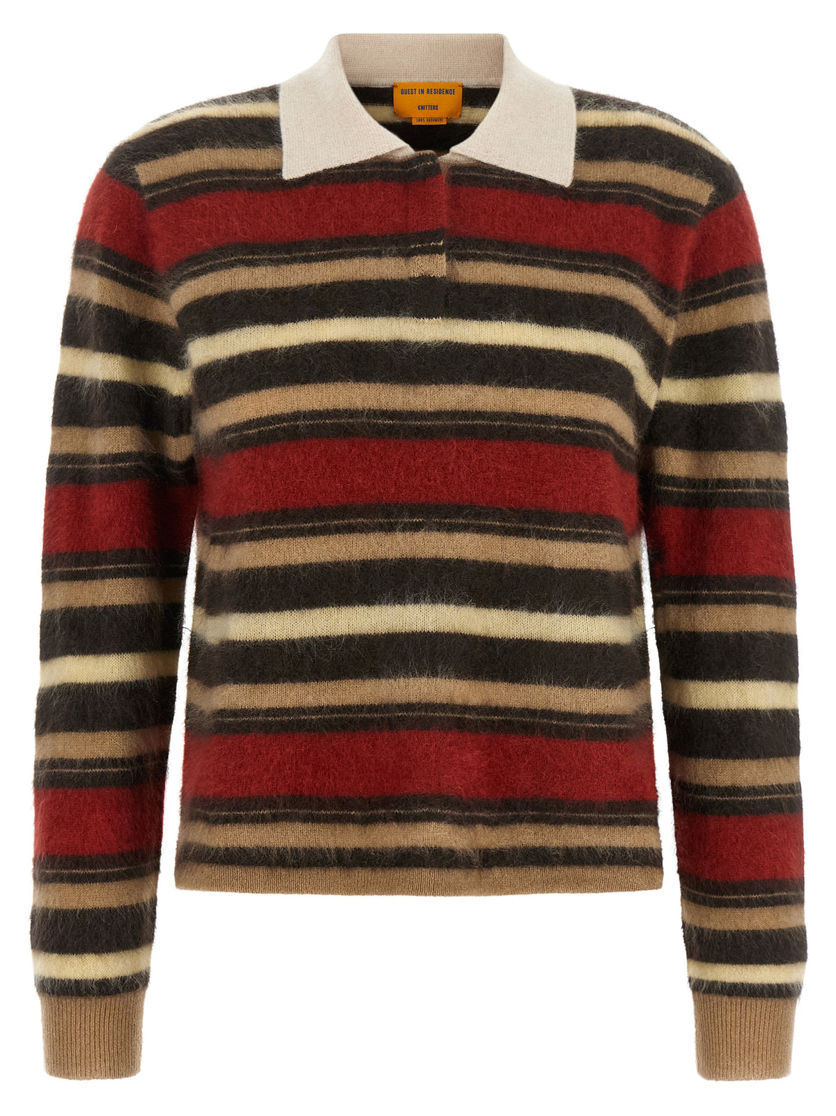 Guest in Residence Multicolor Cashmere Polo Shirt