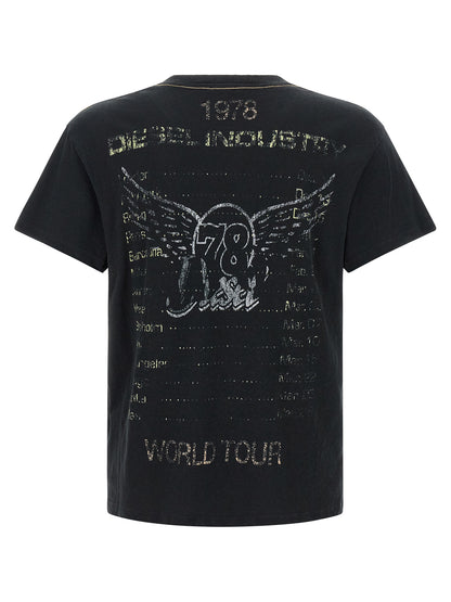 Diesel Black Cotton T-Shirt