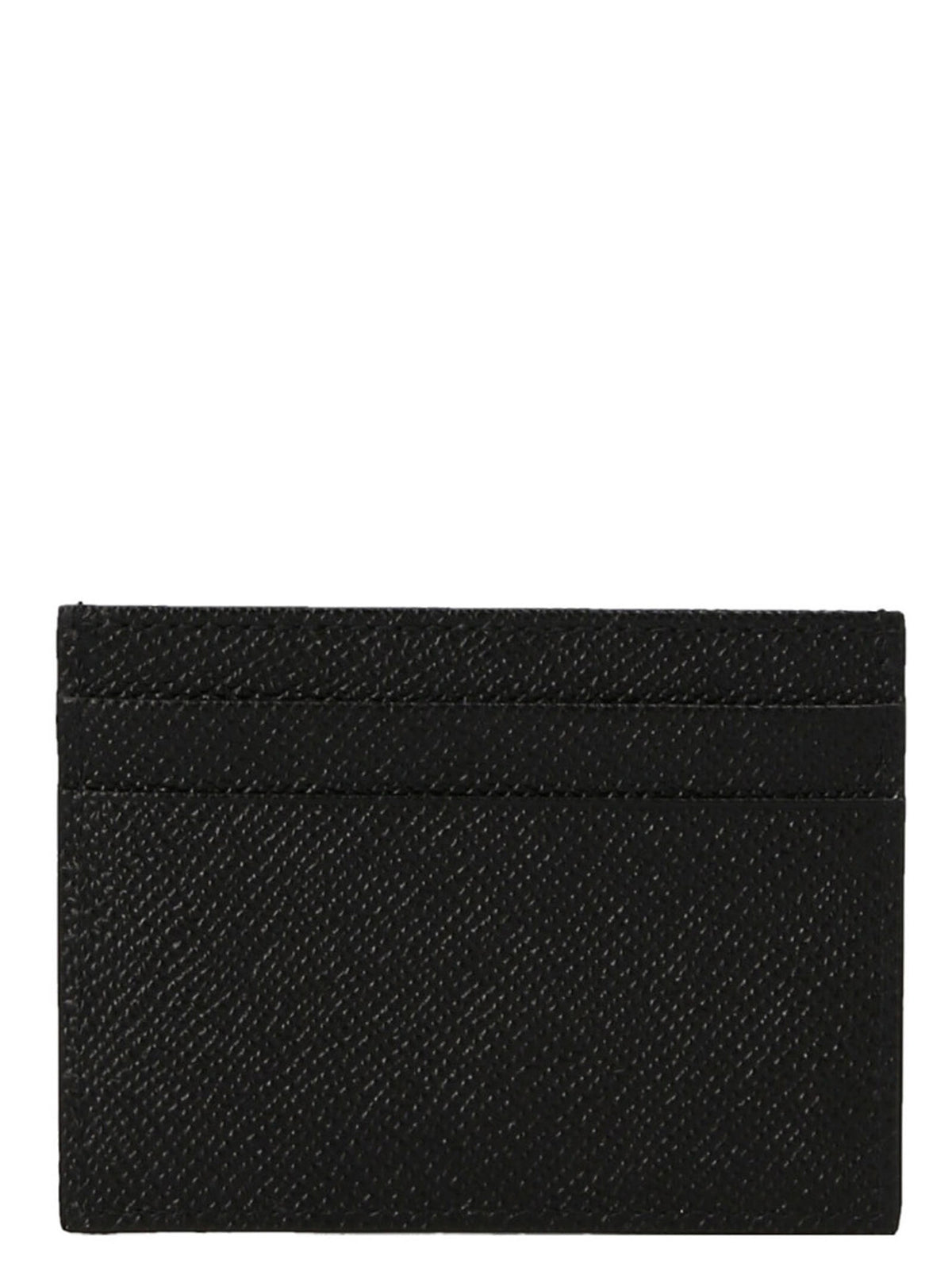 Dolce & Gabbana Black Calfskin Cardholder