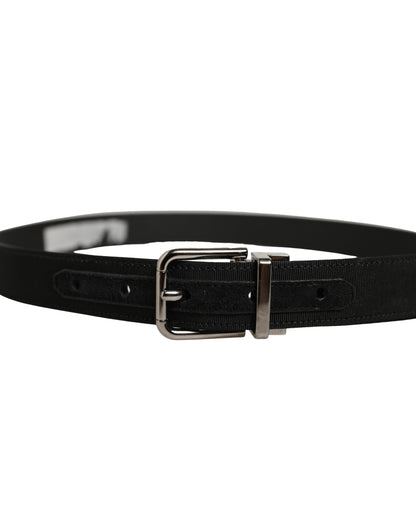 Belt by Dolce & Gabbana for women in leather & metal black & silver features a bohemian chic silhouette, showcasing the bohemian chic Leather & Metal Belt design with a sophisticated bohemian chic finish.