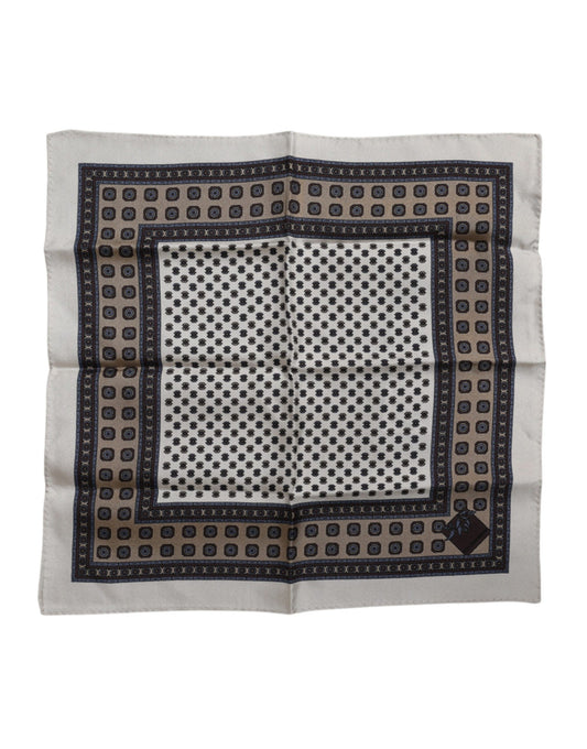Scarf by Dolce & Gabbana for women in silk multicolor & patterned features a timeless silhouette, artfully capturing the essence of the timeless Silk Square Scarf design for a sophisticated look.