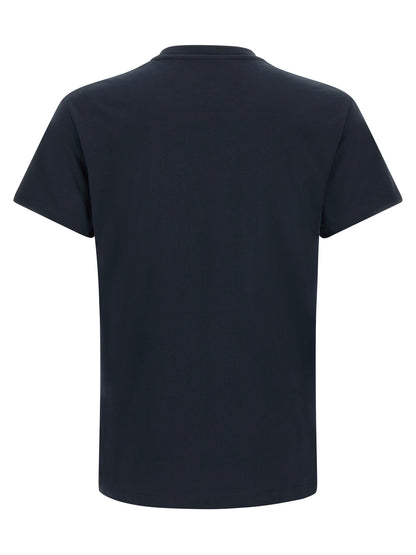 T-Shirt by Fendi for men in cotton dark-blue features an edgy silhouette, meticulously detailed with a sophisticated and crew neckline for a truly edgy finish.
