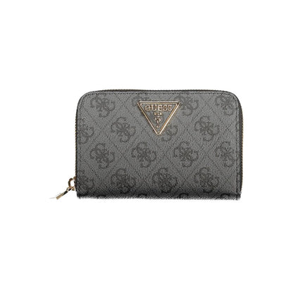 Guess Jeans Laurel Polyurethane Cardholder Wallet - Black