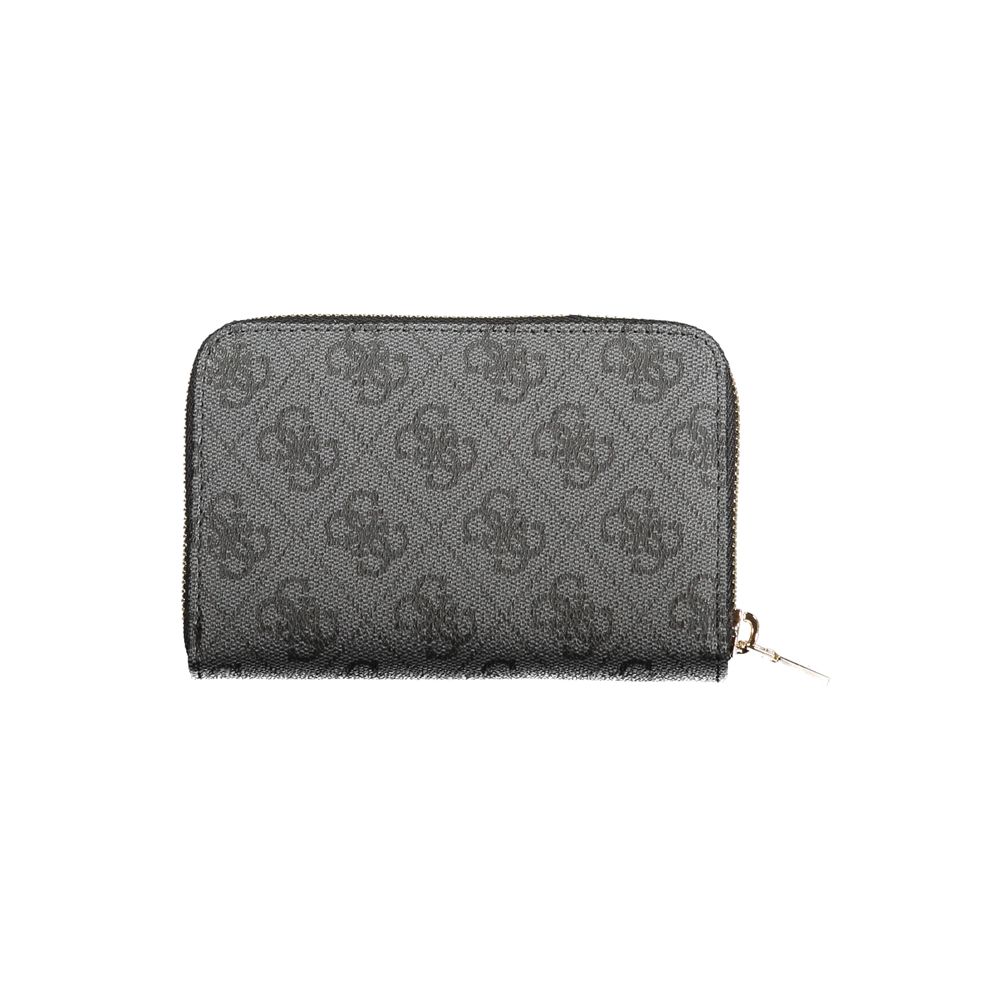 Guess Jeans Laurel Polyurethane Cardholder Wallet - Black
