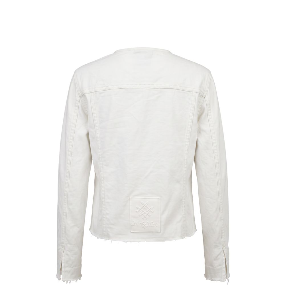 Jacket by Mr&Mrs Italy for women in cotton lace nylon & viscose white presents a authentic silhouette, artfully detailed with a authentic and functional for a premium authentic finish.