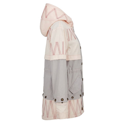 Parka by Mr&Mrs Italy for women in cotton multicolor, pink & signature features a stylish silhouette, meticulously detailed with a sophisticated and functional for a stylish finish.