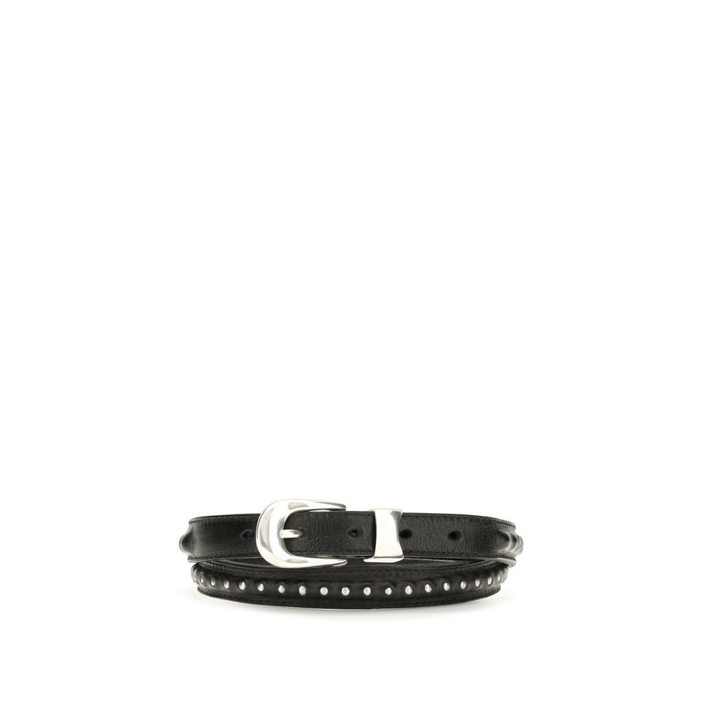Our Legacy Keeper Bos Taurus Calf Leather Belt - Black
